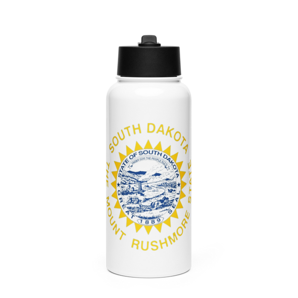 200th en co 62030282 Stainless Steel Water Bottle with a Straw Lid