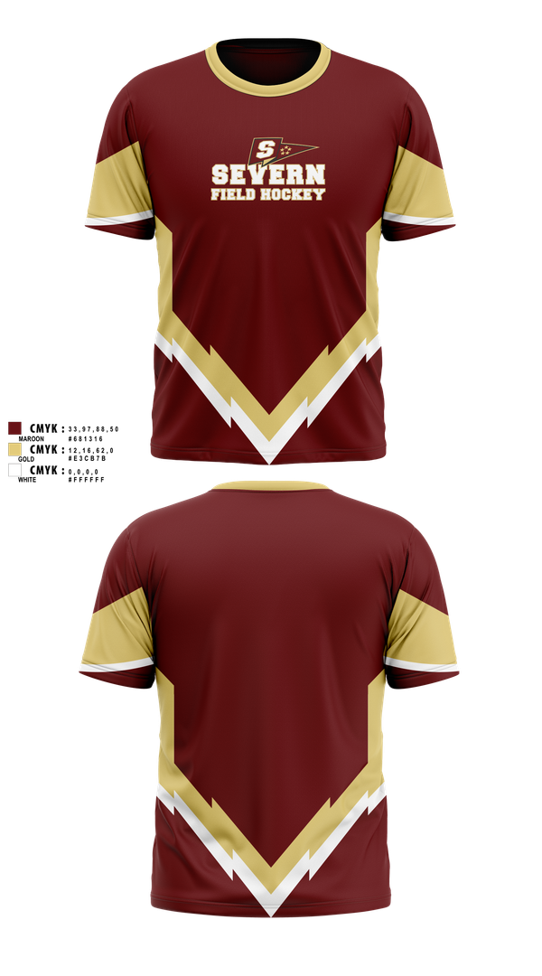 Short Sleeve Performance Shirt, Severn School Field Hockey, Field Hockey, Teamtime, Team time, sublimation, custom sports apparel, team uniforms, spirit wear, spiritwear, sports uniforms, custom shirts, team store, custom team store, fundraiser sports, apparel fundraiser