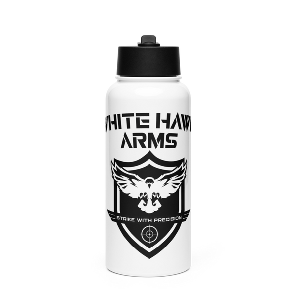 Whitehawk Arms 42487826 Stainless Steel Water Bottle with a Straw Lid