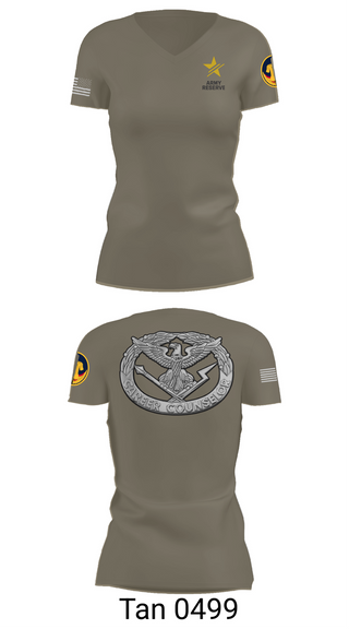 Womens Short Sleeve Vneck Shirt, ARCC, Army, Teamtime, Team time, sublimation, custom sports apparel, team uniforms, spirit wear, spiritwear, sports uniforms, custom shirts, team store, custom team store, fundraiser sports, apparel fundraiser