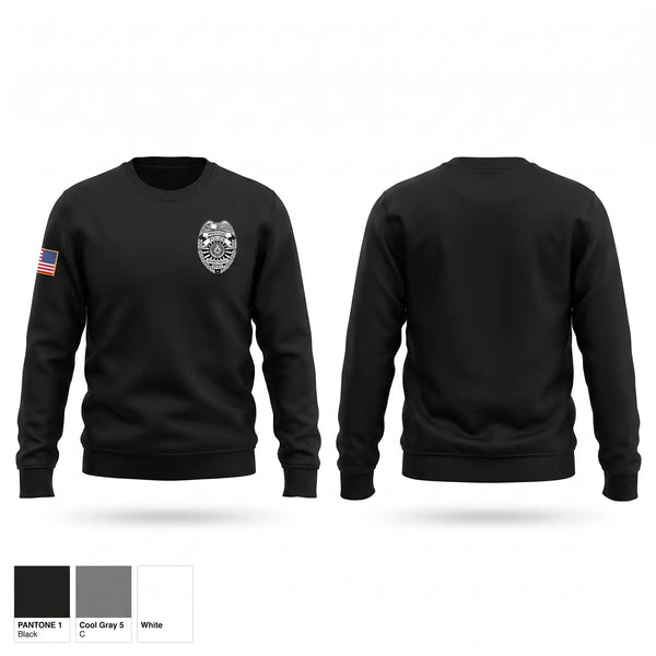 Crew Neck Sweatshirt, Presidio Police Department, Police, Teamtime, Team time, sublimation, custom sports apparel, team uniforms, spirit wear, spiritwear, sports uniforms, custom shirts, team store, custom team store, fundraiser sports, apparel fundraiser