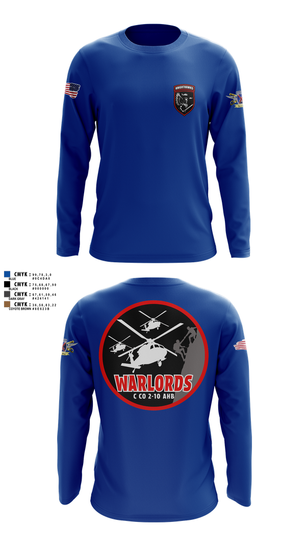 Long Sleeve Performance Shirt, 2-10 AHB Knighthawks, Spirit Store, Teamtime, Team time, sublimation, custom sports apparel, team uniforms, spirit wear, spiritwear, sports uniforms, custom shirts, team store, custom team store, fundraiser sports, apparel fundraiser