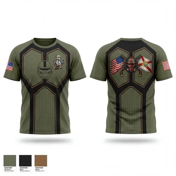 Old School Cotton Feel Shirt, 715th MP CO DET, Army, Teamtime, Team time, sublimation, custom sports apparel, team uniforms, spirit wear, spiritwear, sports uniforms, custom shirts, team store, custom team store, fundraiser sports, apparel fundraiser