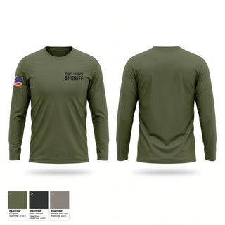 Long Sleeve Performance Shirt, Pratt county sheriff, Police, Teamtime, Team time, sublimation, custom sports apparel, team uniforms, spirit wear, spiritwear, sports uniforms, custom shirts, team store, custom team store, fundraiser sports, apparel fundraiser