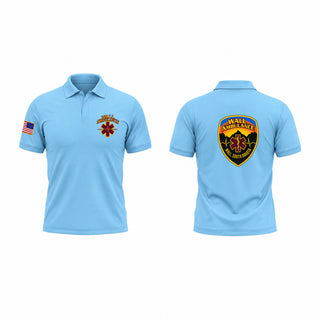 Short Sleeve Performance Polo, Wall Ambulance Service, EMS/EMT, Teamtime, Team time, sublimation, custom sports apparel, team uniforms, spirit wear, spiritwear, sports uniforms, custom shirts, team store, custom team store, fundraiser sports, apparel fundraiser