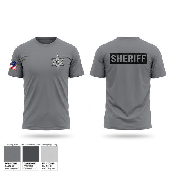 Old School Cotton Feel Shirt, Dunklin County Sheriff’s Office, Police, Teamtime, Team time, sublimation, custom sports apparel, team uniforms, spirit wear, spiritwear, sports uniforms, custom shirts, team store, custom team store, fundraiser sports, apparel fundraiser