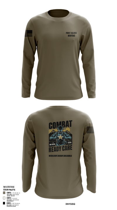Fort Bliss DENTAC 45605501 Long Sleeve Performance Shirt - 2