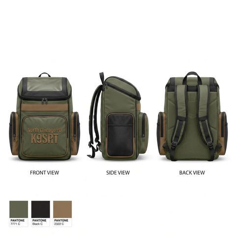 Gear Bag, North Chicago PD K9/SRT, Police, Teamtime, Team time, sublimation, custom sports apparel, team uniforms, spirit wear, spiritwear, sports uniforms, custom shirts, team store, custom team store, fundraiser sports, apparel fundraiser