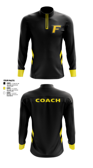 Quarter Zip Jacket, Florien Blackcats, Softball, Teamtime, Team time, sublimation, custom sports apparel, team uniforms, spirit wear, spiritwear, sports uniforms, custom shirts, team store, custom team store, fundraiser sports, apparel fundraiser