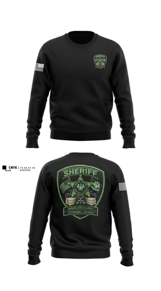 Crew Neck Sweatshirt, CRIMINAL PATROL, Police, Teamtime, Team time, sublimation, custom sports apparel, team uniforms, spirit wear, spiritwear, sports uniforms, custom shirts, team store, custom team store, fundraiser sports, apparel fundraiser