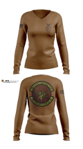 452d Security Forces Squadron Women's Long Sleeve V-neck Shirt - 3