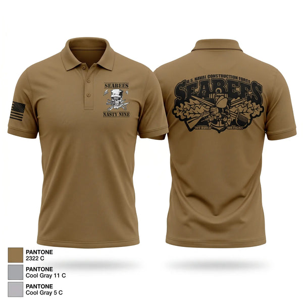 Short Sleeve Performance Polo, NASTY NINE, Navy, Teamtime, Team time, sublimation, custom sports apparel, team uniforms, spirit wear, spiritwear, sports uniforms, custom shirts, team store, custom team store, fundraiser sports, apparel fundraiser