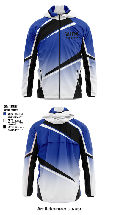 Salem High School Field Hockey 91435181 Windbreaker - 10
