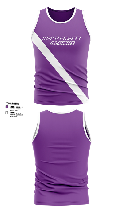 Holy Cross Alumni Men's Track Singlet - 4
