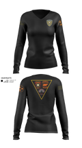 National Security Women's Long Sleeve V-neck Shirt - 22