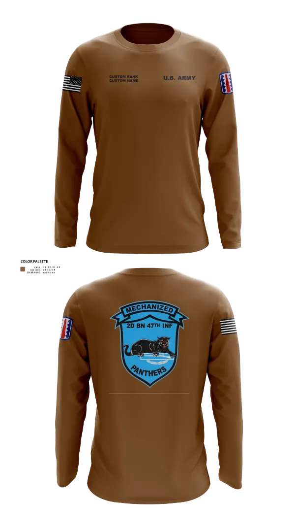 Long Sleeve Performance Shirt, C Co 2-47 197th Infantry Brigade, , Teamtime, Team time, sublimation, custom sports apparel, team uniforms, spirit wear, spiritwear, sports uniforms, custom shirts, team store, custom team store, fundraiser sports, apparel fundraiser