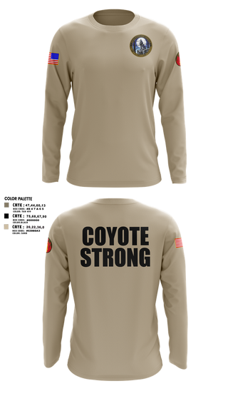 Long Sleeve Performance Shirt, FHL Garrison 2, , Teamtime, Team time, sublimation, custom sports apparel, team uniforms, spirit wear, spiritwear, sports uniforms, custom shirts, team store, custom team store, fundraiser sports, apparel fundraiser