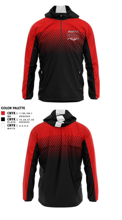 Mechanicville High School Cheer 64273422 Windbreaker - 1