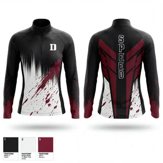 Quarter Zip Jacket, Devine Speed, Track & Field, Teamtime, Team time, sublimation, custom sports apparel, team uniforms, spirit wear, spiritwear, sports uniforms, custom shirts, team store, custom team store, fundraiser sports, apparel fundraiser