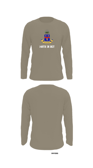 Long Sleeve Performance Shirt, 148th IN RGT, , Teamtime, Team time, sublimation, custom sports apparel, team uniforms, spirit wear, spiritwear, sports uniforms, custom shirts, team store, custom team store, fundraiser sports, apparel fundraiser