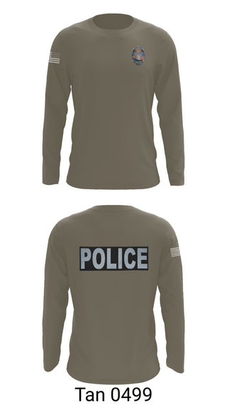 Long Sleeve Performance Shirt, Winslow Police Department, Police, Teamtime, Team time, sublimation, custom sports apparel, team uniforms, spirit wear, spiritwear, sports uniforms, custom shirts, team store, custom team store, fundraiser sports, apparel fundraiser