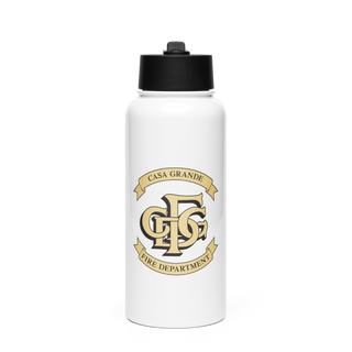 Casa Grande Fire Department 38585599 Stainless Steel Water Bottle with a Straw Lid