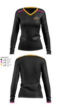BMO Elite 12u Salvadge Women's Long Sleeve V-neck Shirt - 21