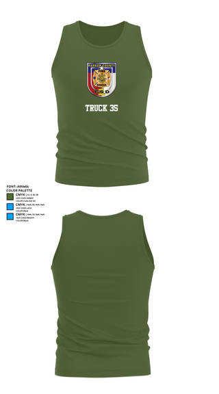 Tank Top, Truck 35, , Teamtime, Team time, sublimation, custom sports apparel, team uniforms, spirit wear, spiritwear, sports uniforms, custom shirts, team store, custom team store, fundraiser sports, apparel fundraiser