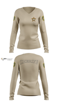 Lincoln County Sheriffs office Women's Long Sleeve V-neck Shirt - 3