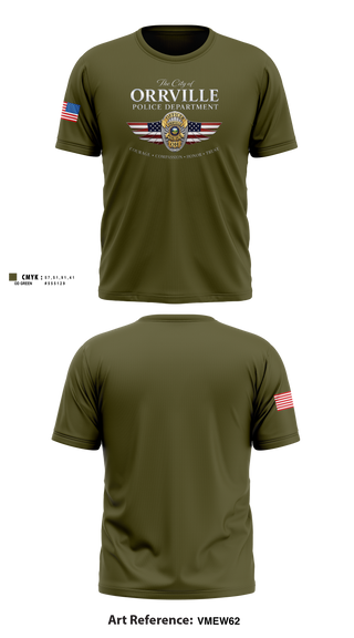 Old School Cotton Feel Shirt, Orrville Police Department, Police, Teamtime, Team time, sublimation, custom sports apparel, team uniforms, spirit wear, spiritwear, sports uniforms, custom shirts, team store, custom team store, fundraiser sports, apparel fundraiser