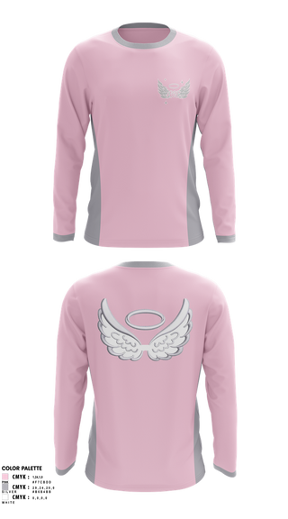 Long Sleeve Performance Shirt, ACE Angel CHEER Elite, Cheer, Teamtime, Team time, sublimation, custom sports apparel, team uniforms, spirit wear, spiritwear, sports uniforms, custom shirts, team store, custom team store, fundraiser sports, apparel fundraiser