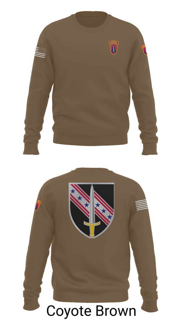 Crew Neck Sweatshirt, 6/54th SFAB, National Guard, Teamtime, Team time, sublimation, custom sports apparel, team uniforms, spirit wear, spiritwear, sports uniforms, custom shirts, team store, custom team store, fundraiser sports, apparel fundraiser
