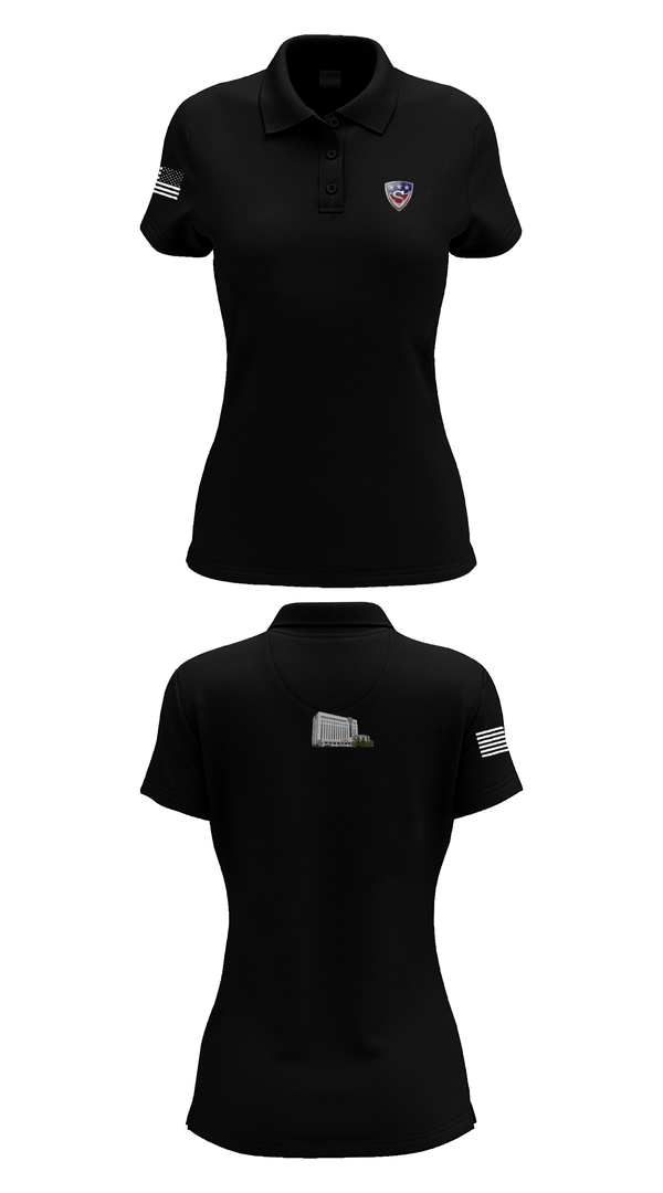 Womens Short Sleeve Performance Polo, Vet-Sec Protective agency, , Teamtime, Team time, sublimation, custom sports apparel, team uniforms, spirit wear, spiritwear, sports uniforms, custom shirts, team store, custom team store, fundraiser sports, apparel fundraiser