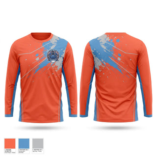 Long Sleeve Performance Shirt, Back bay blue crabs, Baseball, Teamtime, Team time, sublimation, custom sports apparel, team uniforms, spirit wear, spiritwear, sports uniforms, custom shirts, team store, custom team store, fundraiser sports, apparel fundraiser