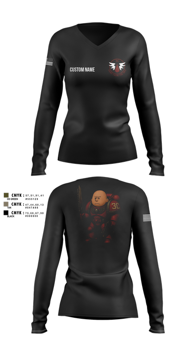 CCo, 1-508PIR (OG) Women's Long Sleeve V-neck Shirt - 104