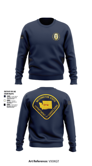 Crew Neck Sweatshirt, Monroe Correctional Complex, Police, Teamtime, Team time, sublimation, custom sports apparel, team uniforms, spirit wear, spiritwear, sports uniforms, custom shirts, team store, custom team store, fundraiser sports, apparel fundraiser
