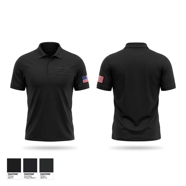 Short Sleeve Performance Polo, Tennessee department of correction, Police, Teamtime, Team time, sublimation, custom sports apparel, team uniforms, spirit wear, spiritwear, sports uniforms, custom shirts, team store, custom team store, fundraiser sports, apparel fundraiser