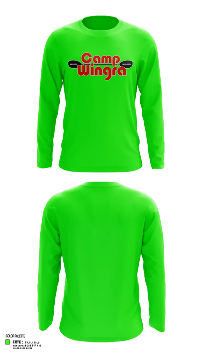 Camp Wingra 8643406 Long Sleeve Performance Shirt 3