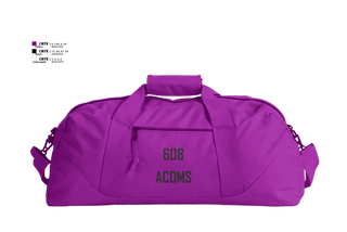 Duffle Bag, 608 ACOMS, Air Force, Teamtime, Team time, sublimation, custom sports apparel, team uniforms, spirit wear, spiritwear, sports uniforms, custom shirts, team store, custom team store, fundraiser sports, apparel fundraiser