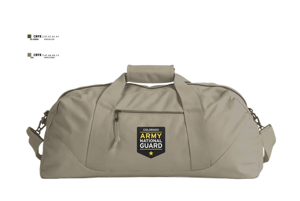 Duffle Bag, Recruiting and Retention Battalion, National Guard, Teamtime, Team time, sublimation, custom sports apparel, team uniforms, spirit wear, spiritwear, sports uniforms, custom shirts, team store, custom team store, fundraiser sports, apparel fundraiser
