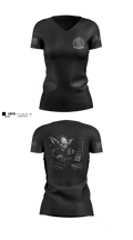 TCAE, GSB, 10TH SFG(A) 52313430 Women's Short Sleeve V-neck Shirt - 11
