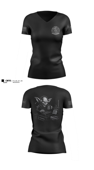 Womens Short Sleeve Vneck Shirt, TCAE, GSB, 10TH SFG(A), Army, Teamtime, Team time, sublimation, custom sports apparel, team uniforms, spirit wear, spiritwear, sports uniforms, custom shirts, team store, custom team store, fundraiser sports, apparel fundraiser