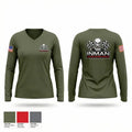 INMAN TACTICAL DRIVING SYSTEMS 96261814 Women's Long Sleeve V-neck Shirt - 1