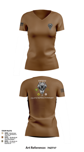 Womens Short Sleeve Vneck Shirt, Vipers, , Teamtime, Team time, sublimation, custom sports apparel, team uniforms, spirit wear, spiritwear, sports uniforms, custom shirts, team store, custom team store, fundraiser sports, apparel fundraiser