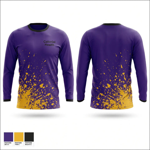 Long Sleeve Performance Shirt, Colonial Health, , Teamtime, Team time, sublimation, custom sports apparel, team uniforms, spirit wear, spiritwear, sports uniforms, custom shirts, team store, custom team store, fundraiser sports, apparel fundraiser