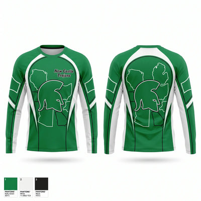 New Castle Trojans Long Sleeve Performance Shirt - 1