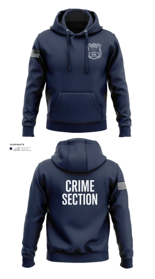 Hoodie, 5th PCT Crime Section, , Teamtime, Team time, sublimation, custom sports apparel, team uniforms, spirit wear, spiritwear, sports uniforms, custom shirts, team store, custom team store, fundraiser sports, apparel fundraiser