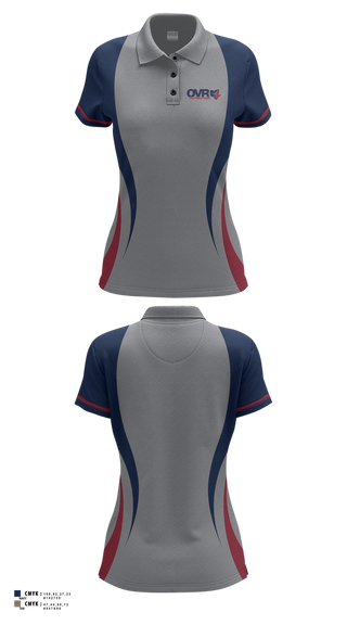 Womens Short Sleeve Performance Polo, Ohio Valley Region Volleyball, Women's Volleyball, Teamtime, Team time, sublimation, custom sports apparel, team uniforms, spirit wear, spiritwear, sports uniforms, custom shirts, team store, custom team store, fundraiser sports, apparel fundraiser