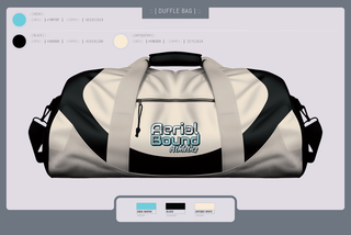 Duffle Bag, Aerial Bound Athletics, Spirit Store, Teamtime, Team time, sublimation, custom sports apparel, team uniforms, spirit wear, spiritwear, sports uniforms, custom shirts, team store, custom team store, fundraiser sports, apparel fundraiser