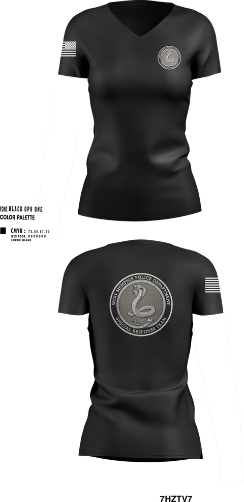 Womens Short Sleeve Vneck Shirt, Special Response Team, , Teamtime, Team time, sublimation, custom sports apparel, team uniforms, spirit wear, spiritwear, sports uniforms, custom shirts, team store, custom team store, fundraiser sports, apparel fundraiser